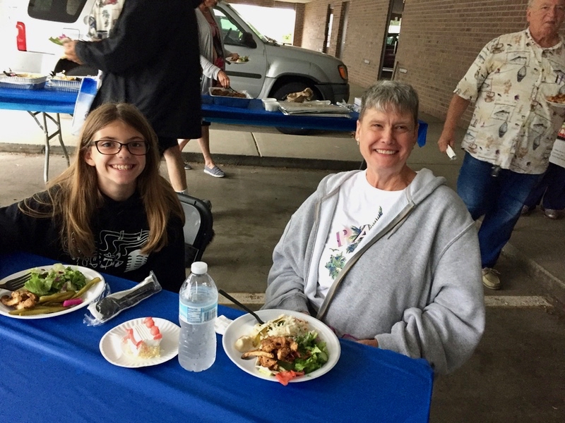 Smiling faces at patient appreciation day